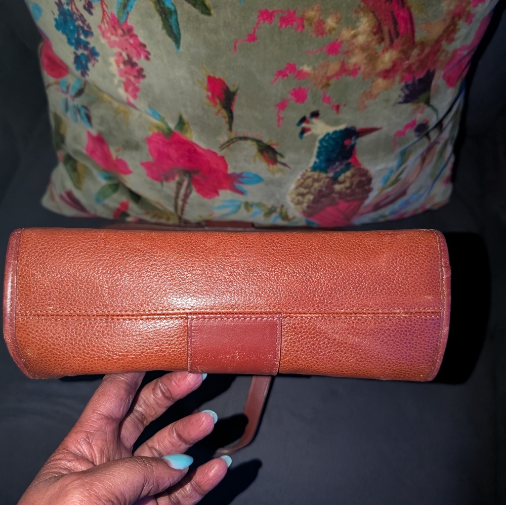 YSL Brown Leather Tote/Shoulder Bag - Picture 4 of 13